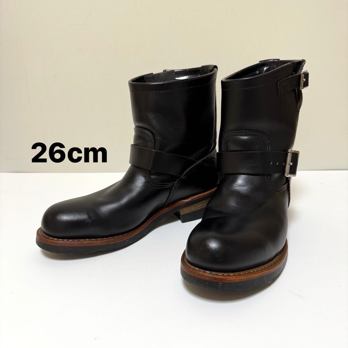 美品 レッドウィング ショート エンジニアブーツ 2976 26cm RED WING