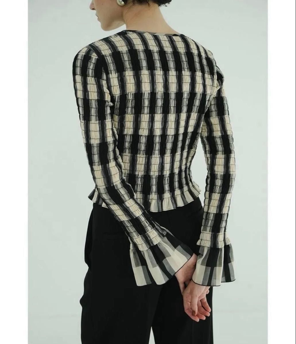 CLANE SHIRRING DESIGN BLOUSE サイズ2 ミックス｜Yahoo!フリマ（旧