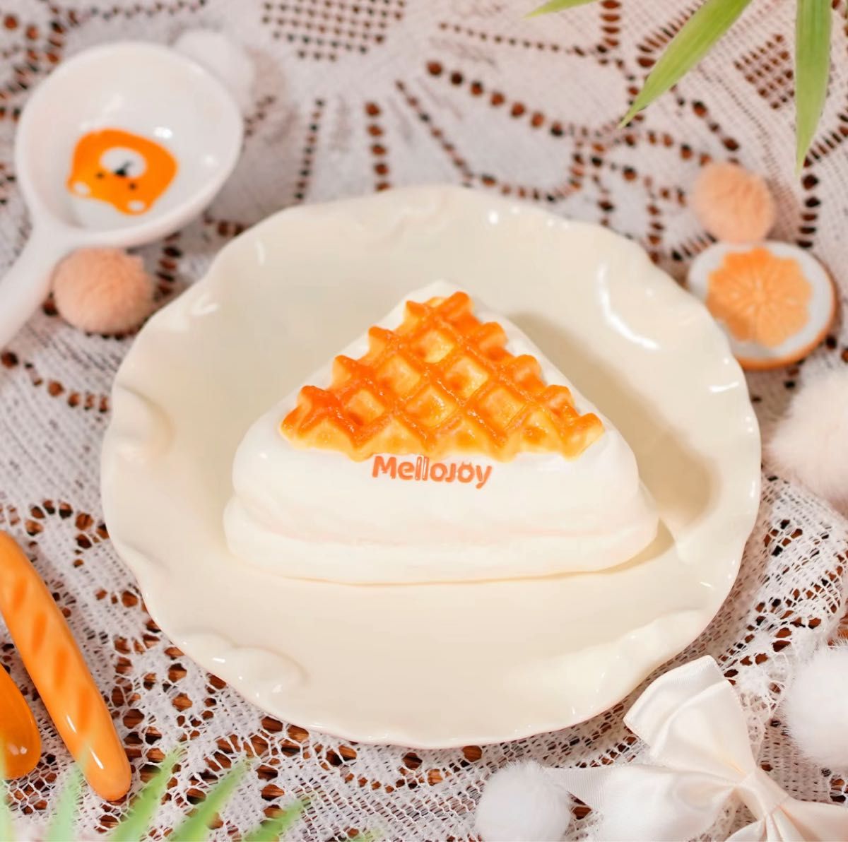 Mellojoy クリームワッフル 三角 さんかく クリーミークリーム