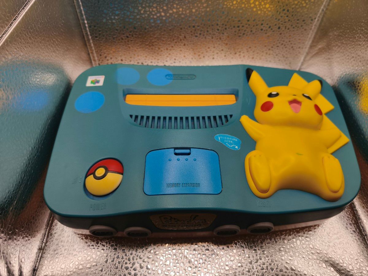 ピカチュウ Nintendo 64 本体 ブルー 任天堂 ピカチュウNINTENDO64