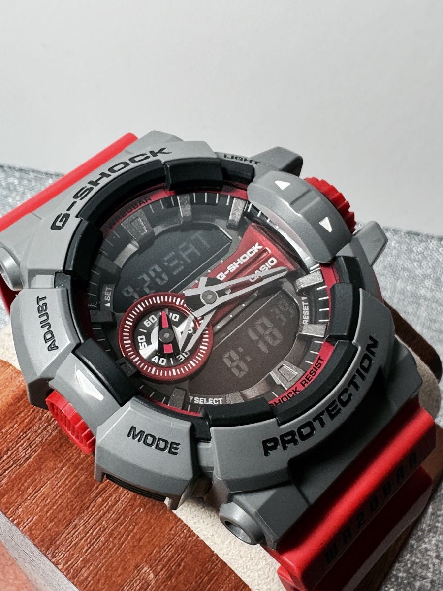 激レア 】カシオ CASIO G-SHOCK ジーショック GA-400 レッド ＆ グレー