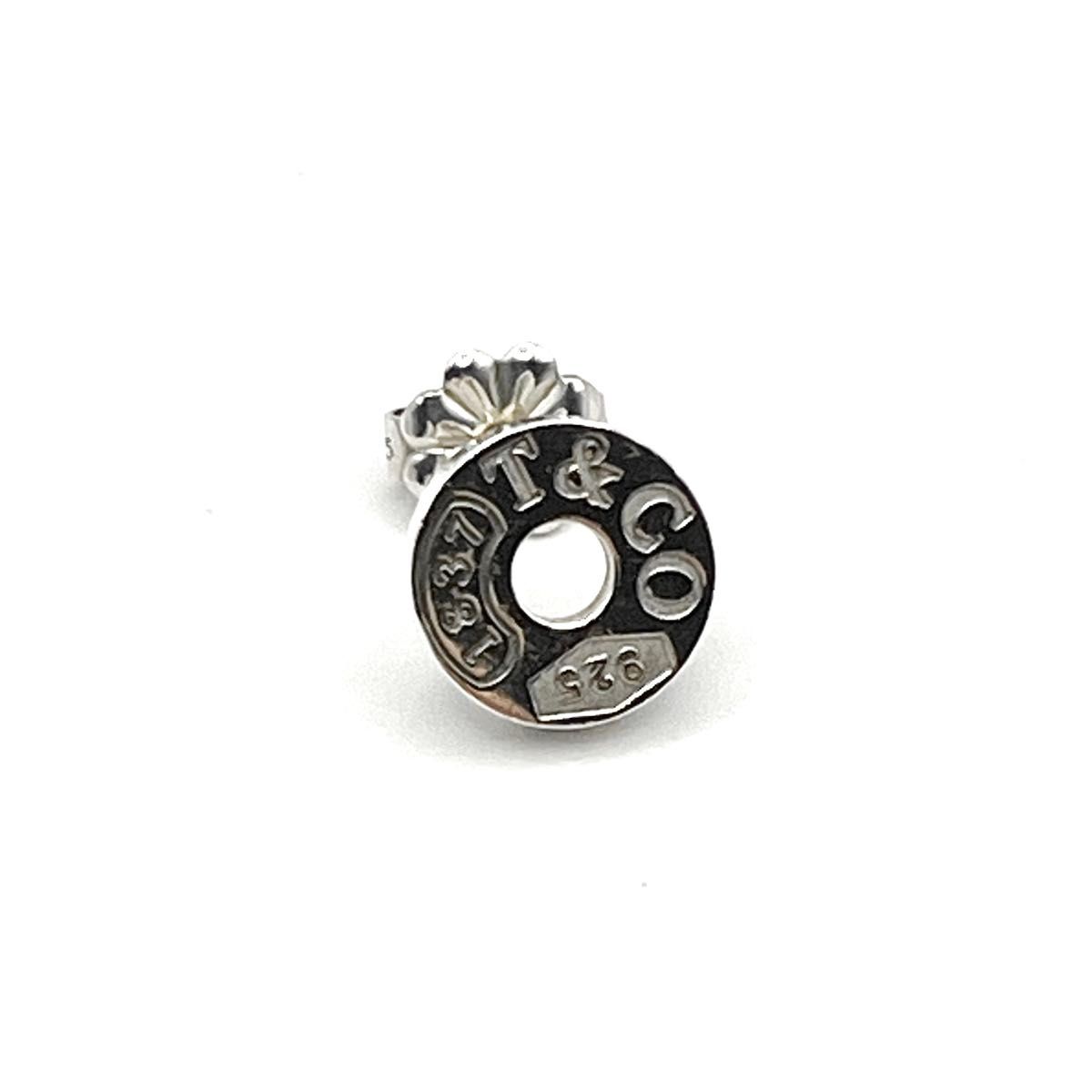 美品】ティファニー T&CO ラウンド サークル ピアス メンズ/レディース