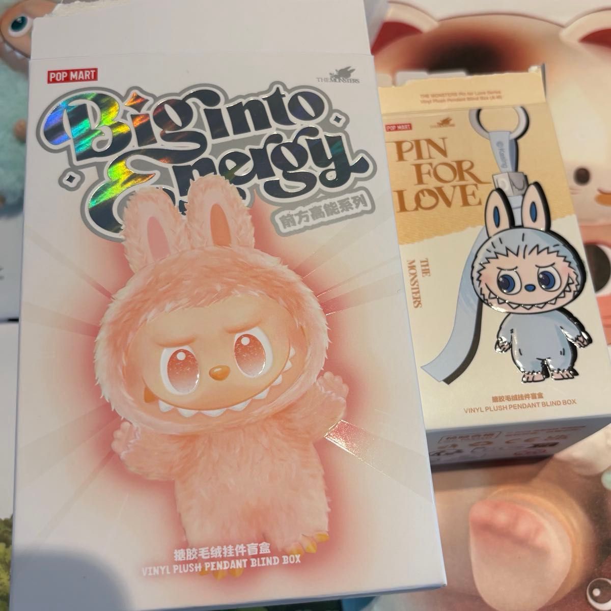 正規品】labubu ラブブ エナジー セレニティ＆イニシャルラブブ ピン