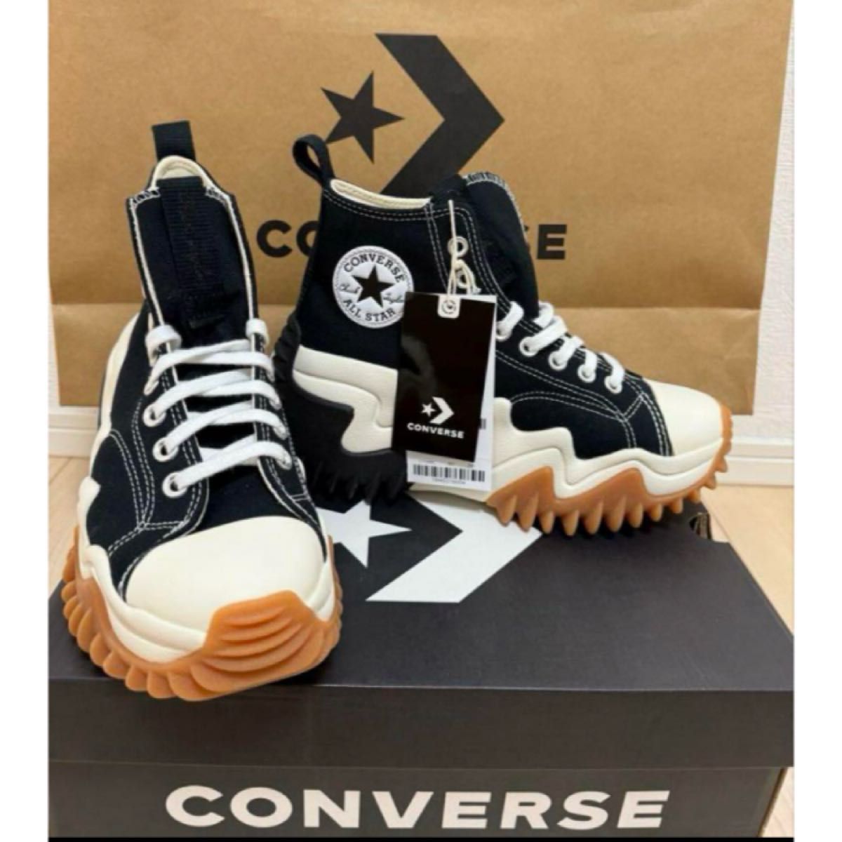 Converse 韓国限定 ランスターモーション 厚底スニーカー 24 5