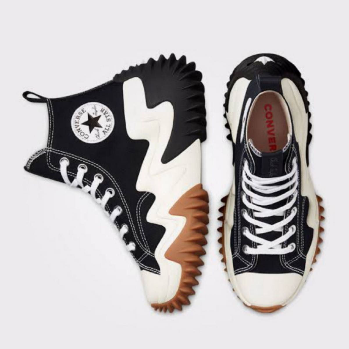 Converse 韓国限定 ランスターモーション 厚底スニーカー 24 5