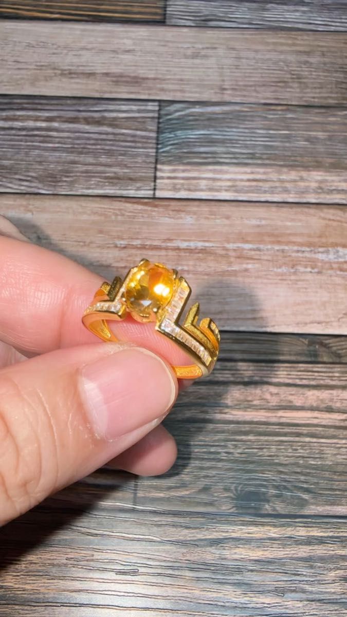カレライカレラ パンサー 18号ユニセックスSV925 K18 リング ライオン