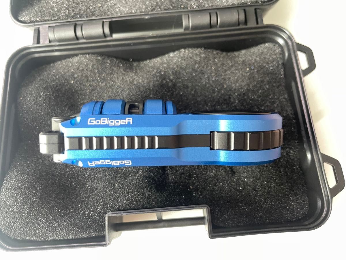 正規品 GoBiggeR Sinian Aluminum フィジェットトイ メタルブルー 限定