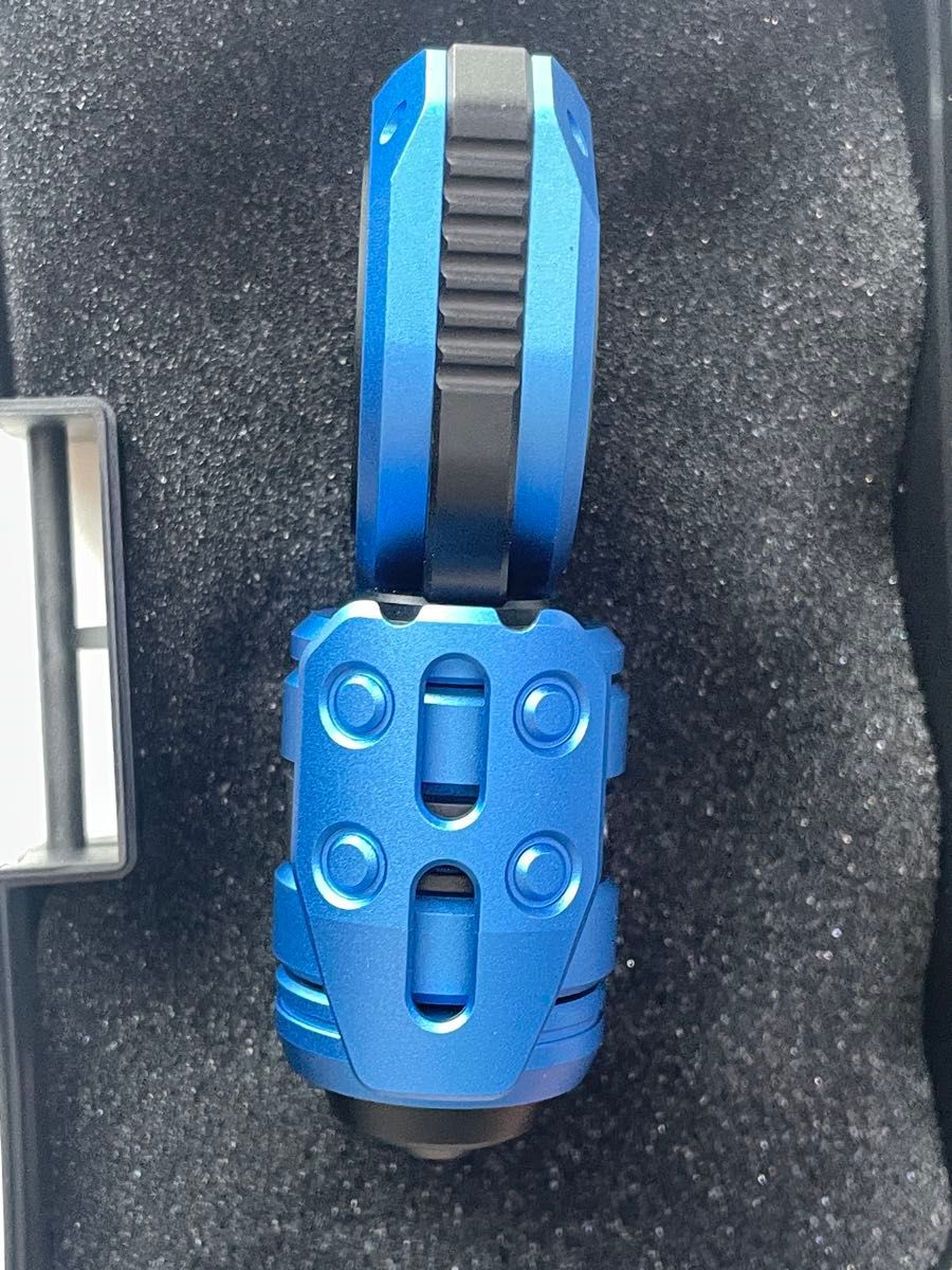 正規品 GoBiggeR Sinian Aluminum フィジェットトイ メタルブルー 限定