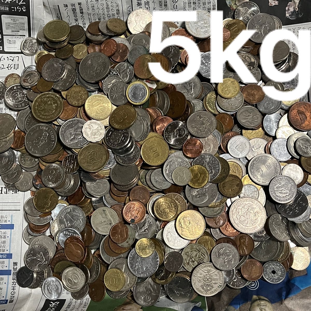 5100g 5 1kg 外国コイン 外国硬貨 まとめ売り 大量 古銭 記念硬貨