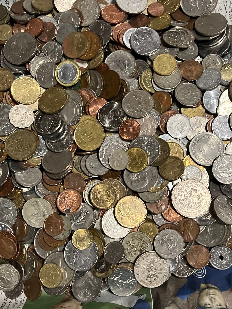 5100g 5 1kg 外国コイン 外国硬貨 まとめ売り 大量 古銭 記念硬貨