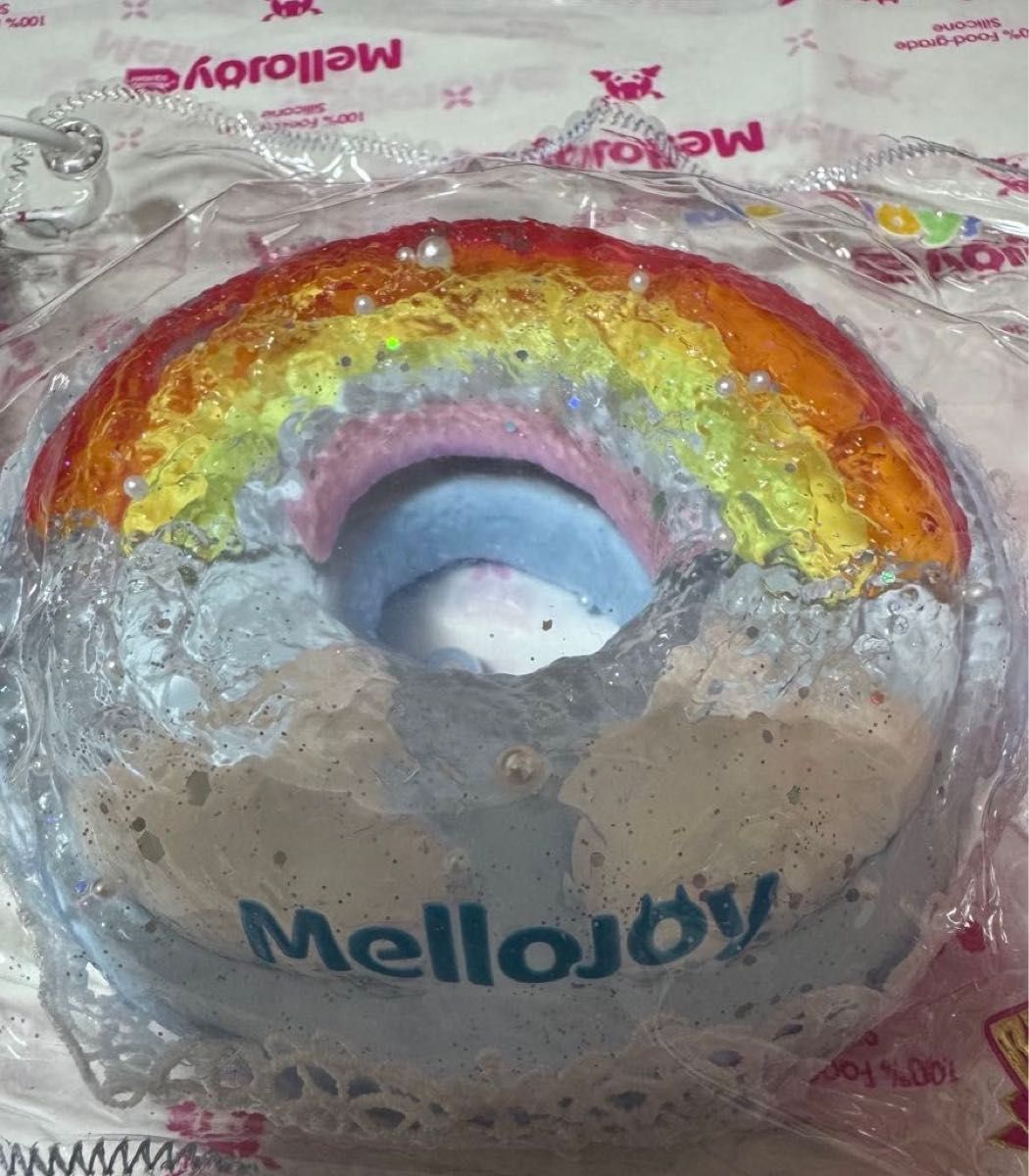 レア mellojoy スクイーズ ドーナツ 虹 雲 シークレット メロジョイ