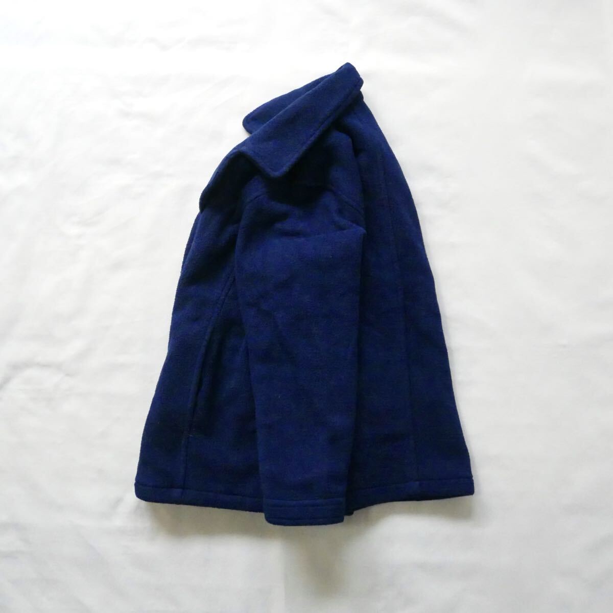 90s madeinUSA L L Bean fleece P-coat 90年代 ネイビー アメリカ製