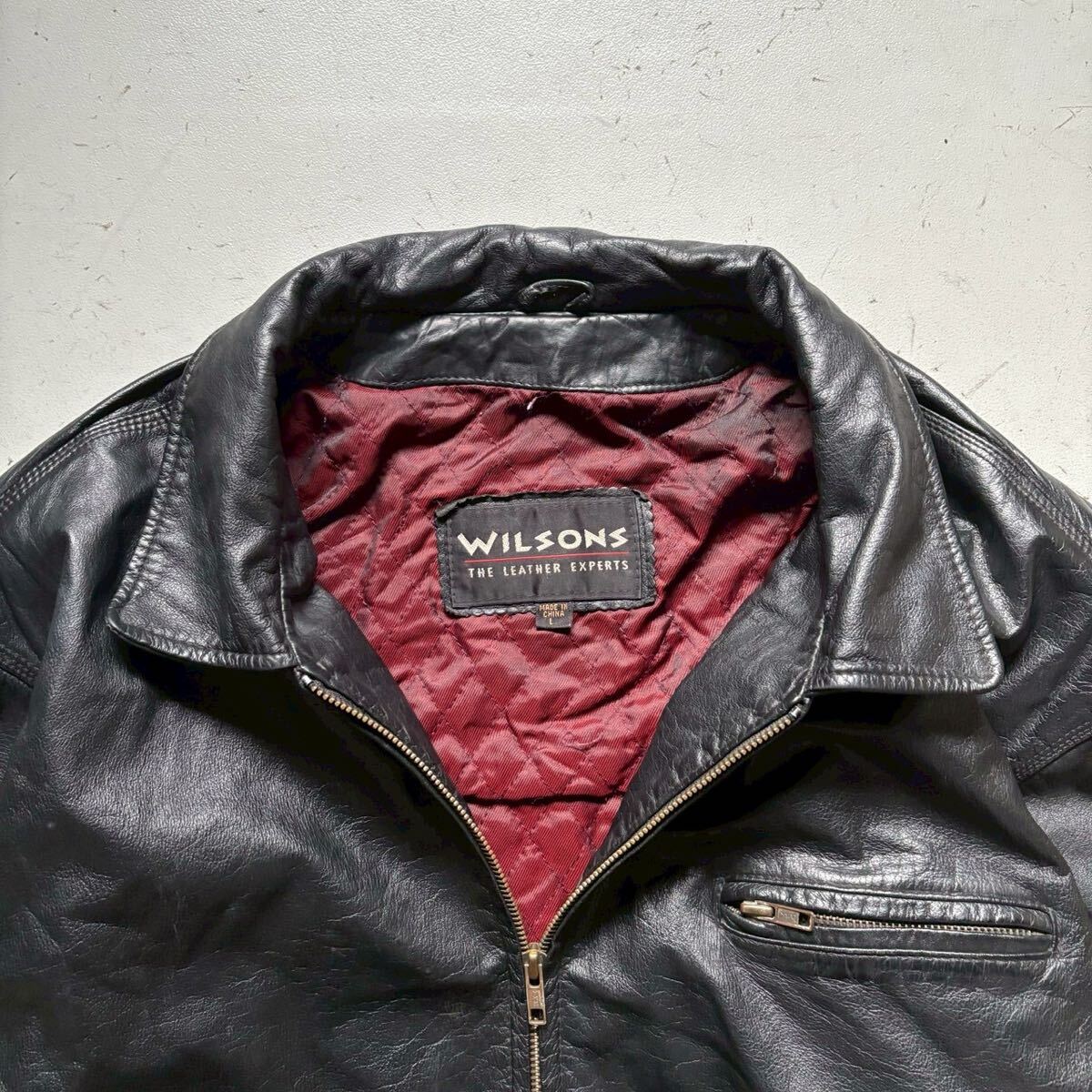 90s Wilsons single riders jacket ウィルソンズ シングルライダース