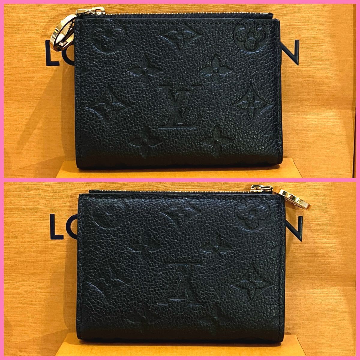 ルイヴィトン LOUIS VUITTON ポルトフォイユ リサ 2つ折り財布