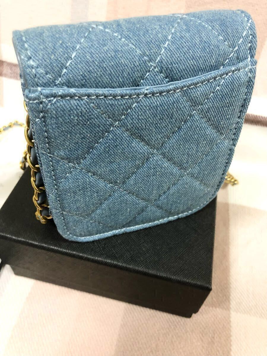 CHANEL シャネル ノベルティ デニム ショルダーバッグ ミニショルダー
