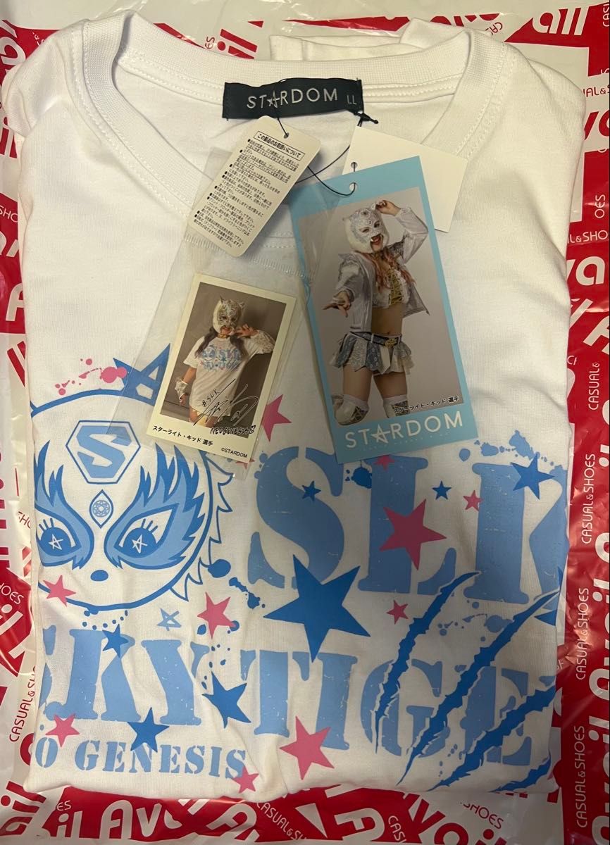 アベイル STARDOM スターダム Tシャツ スターライト・キッド SLK LL