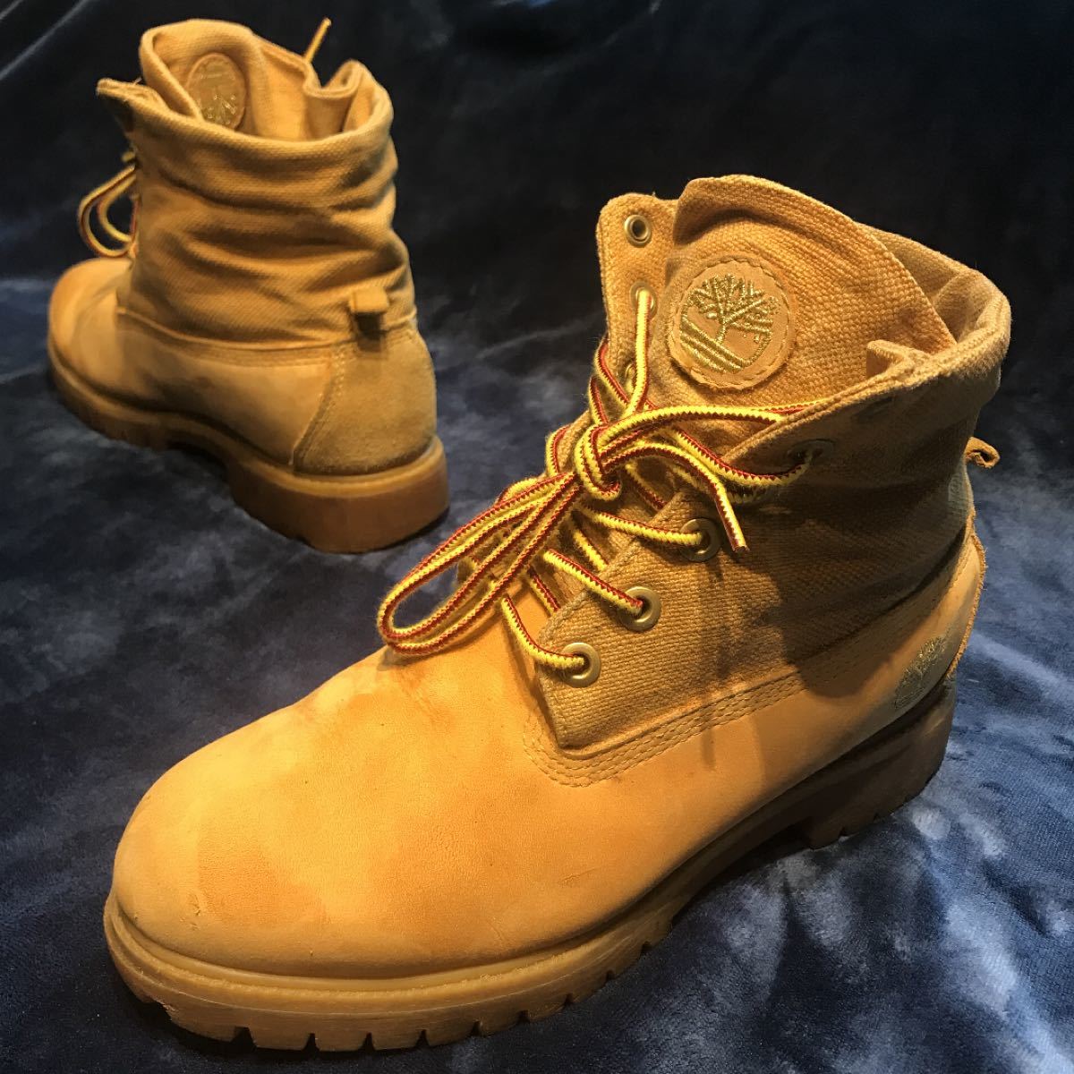 Timberland/ティンバーランド ロールトップブーツ キャメル 28｜Yahoo
