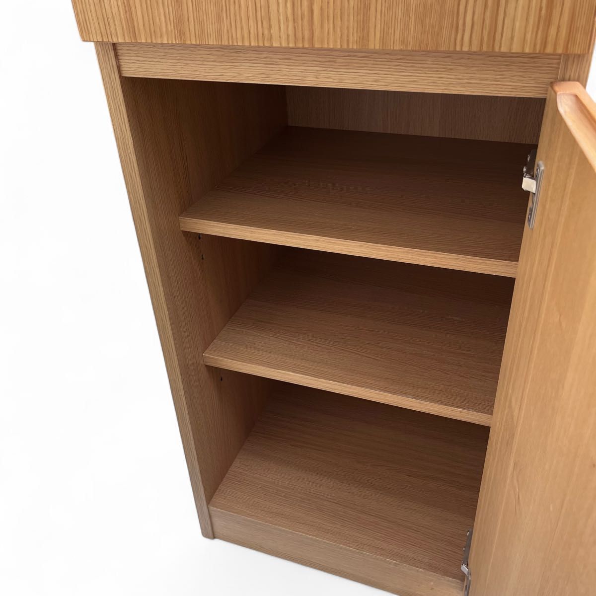 無印良品 廃盤品 タモ材 食器棚 カップボード キャビネット 幅43 5cm