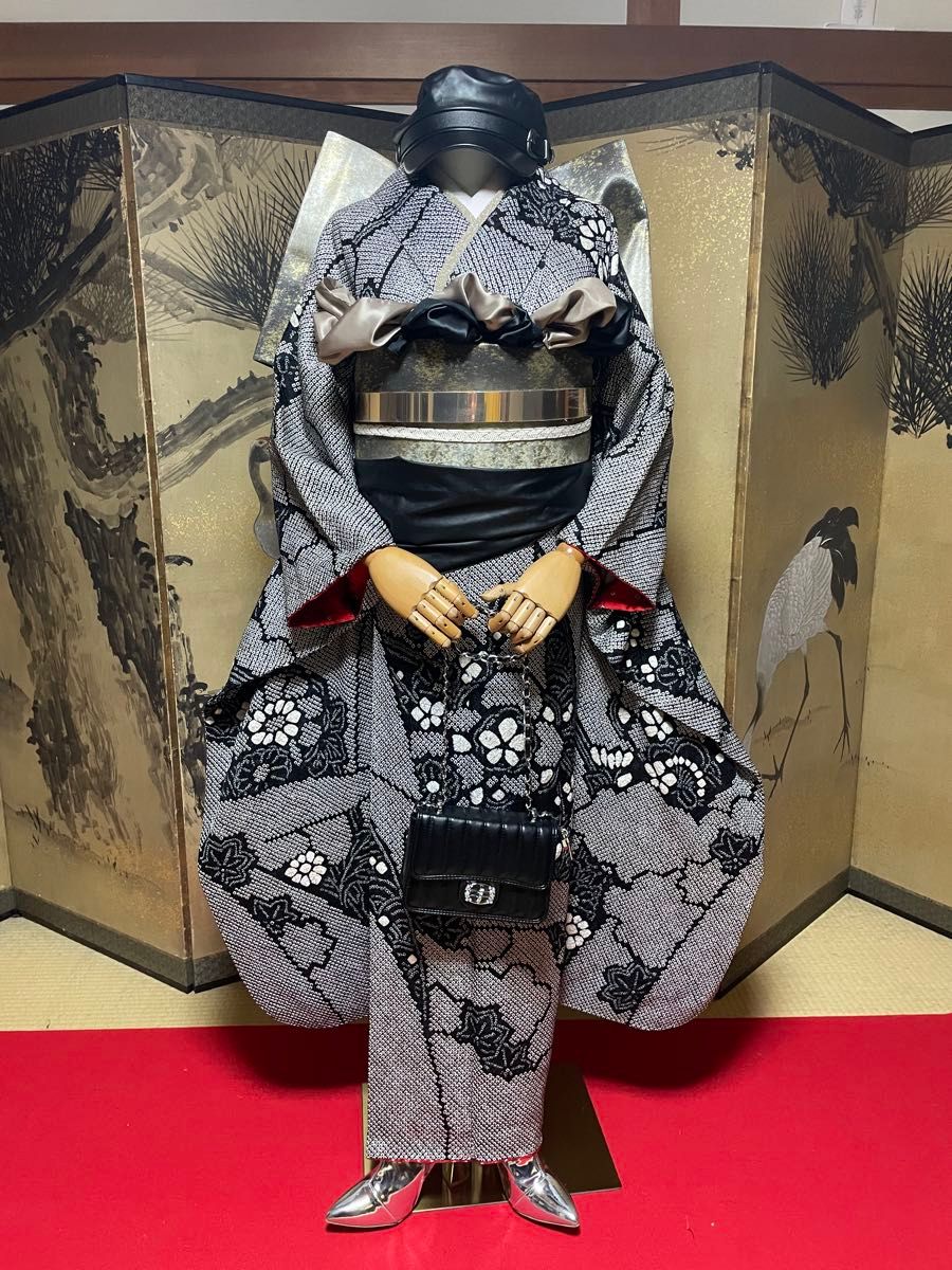 本日出品終了 振袖 フルセット 総絞り 黒 長襦袢セット 成人式｜Yahoo