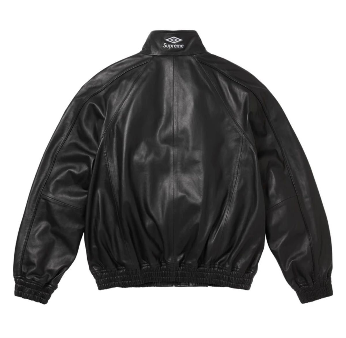 Supreme x Umbro Leather Track Jacket Black Mサイズ｜Yahoo!フリマ