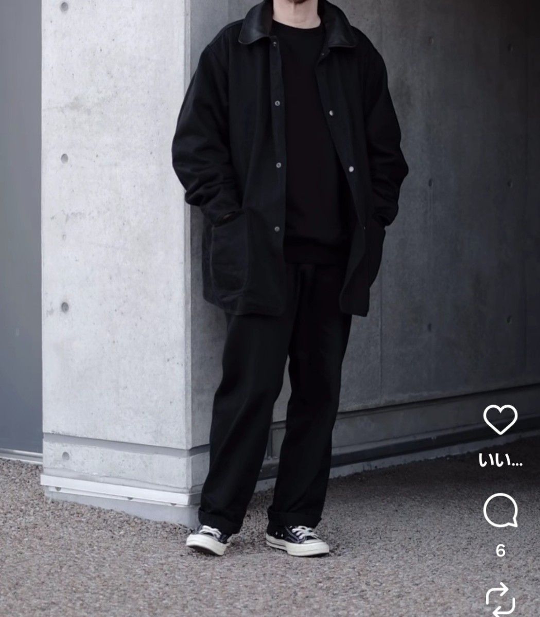 1】25AW COMOLI コモリ デニムレザーワークジャケット｜Yahoo!フリマ