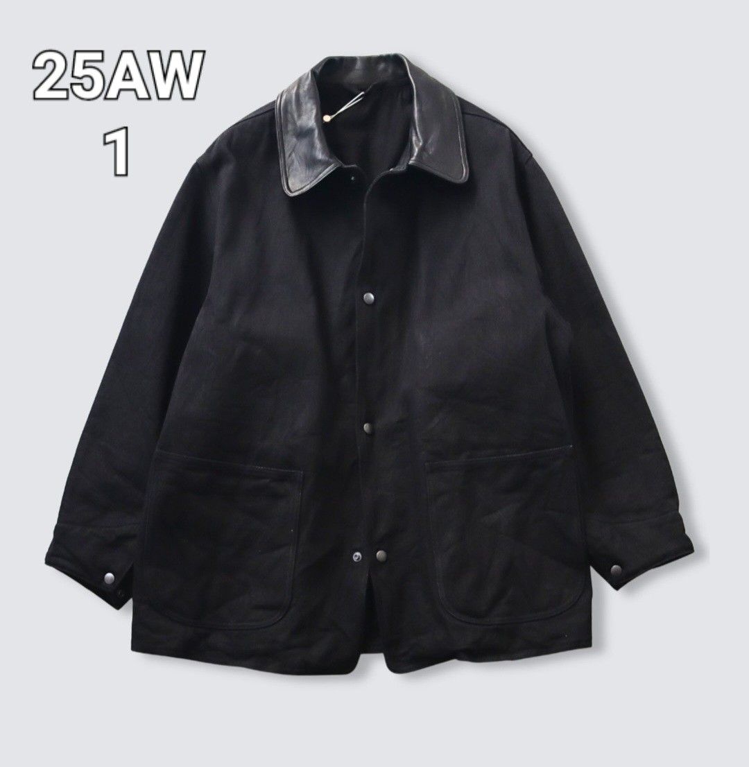 1】25AW COMOLI コモリ デニムレザーワークジャケット｜Yahoo!フリマ