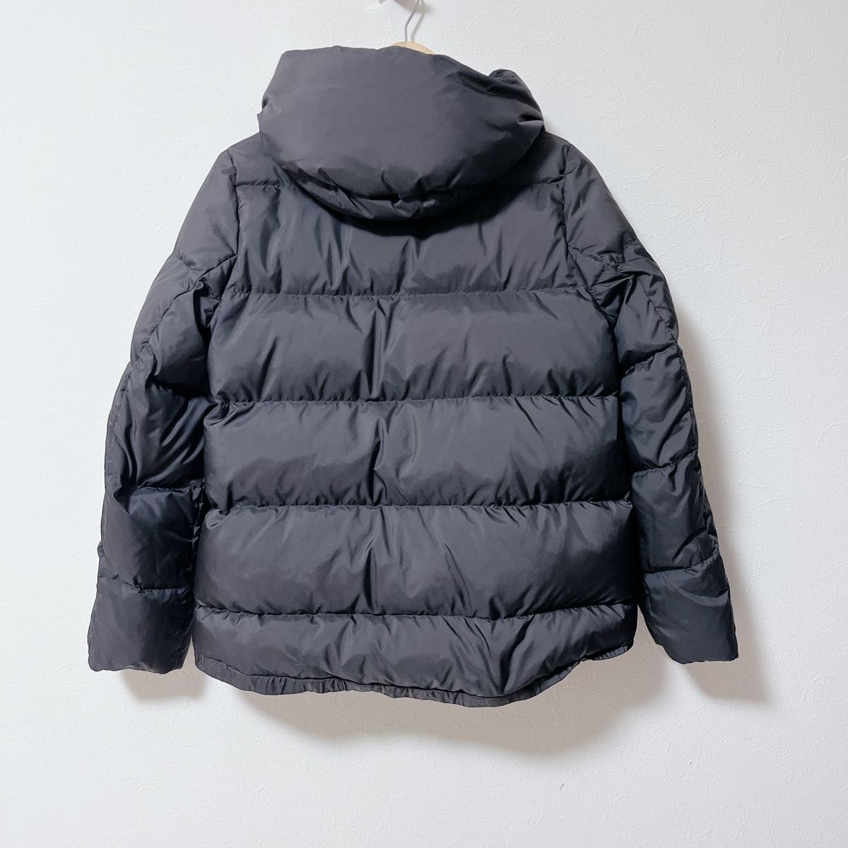 極美品 SLOBE IENA ダウン90%ショールフード ショートダウンコート 36