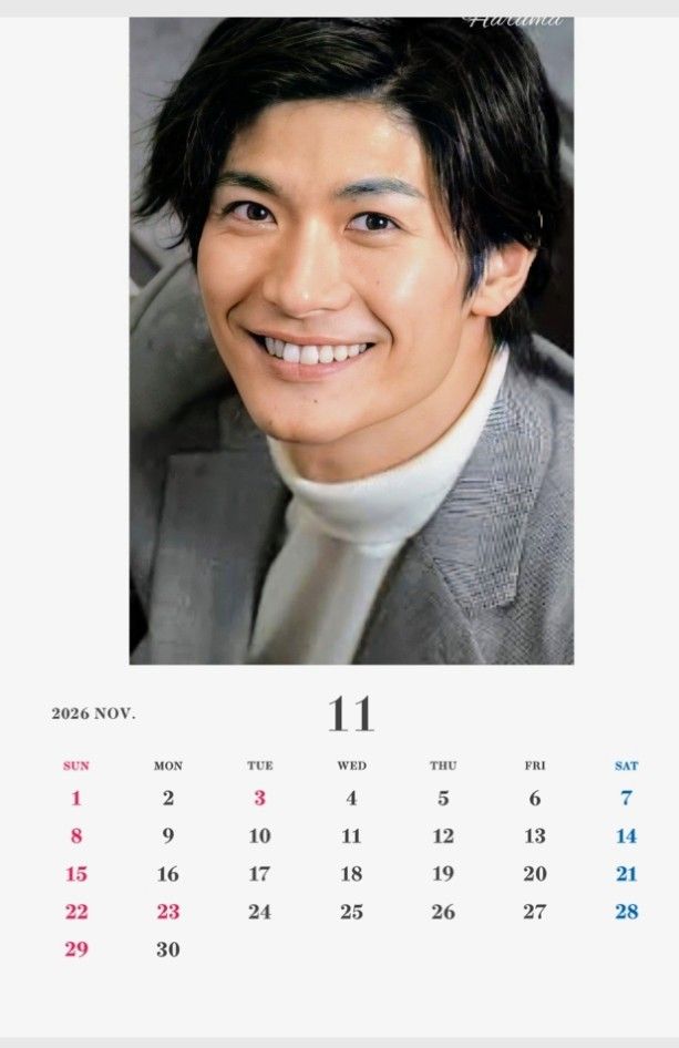 三浦春馬さんオリジナル卓上カレンダー2026/1～｜Yahoo!フリマ（旧