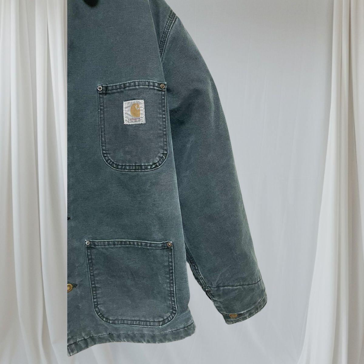 希少 80s 90s カーハート ダックジャケット チョアコート ロゴタグ