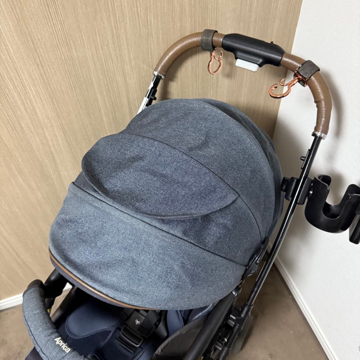 Aprica アップリカ ラクーナクッションフリー ベビーカー ネイビー