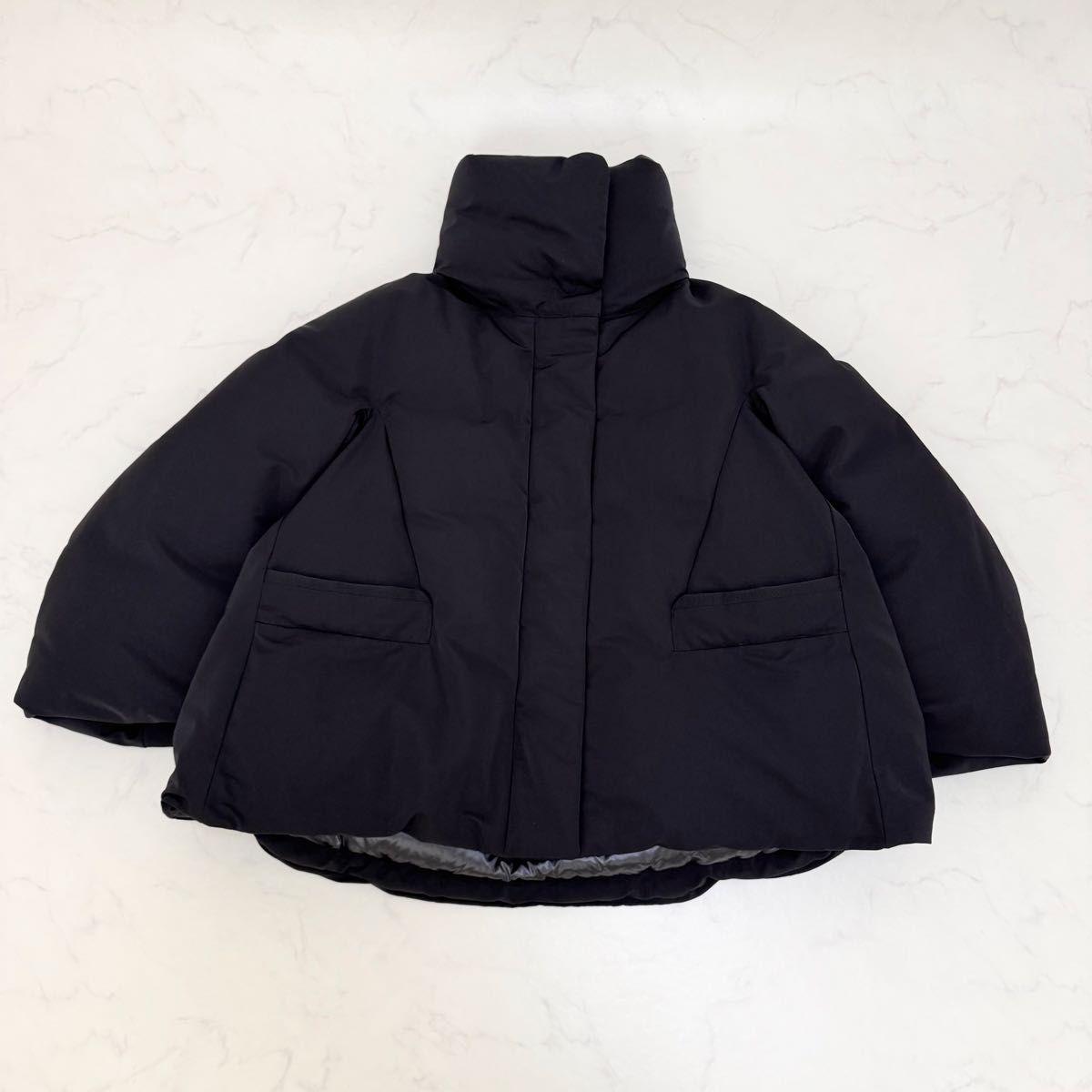 極美品 UNIQLO +J ジルサンダー ハイブリッドダウンジャケット 黒 XL