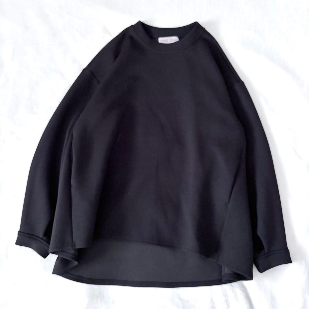 BEARDSLEY ダンボールフレアカットソー ブラック ビアズリー 洗える