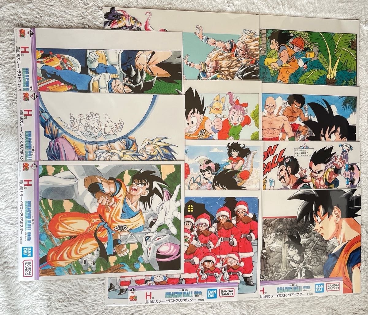 一番くじ ドラゴンボール H賞 鳥山明カラーイラストクリアポスター 11