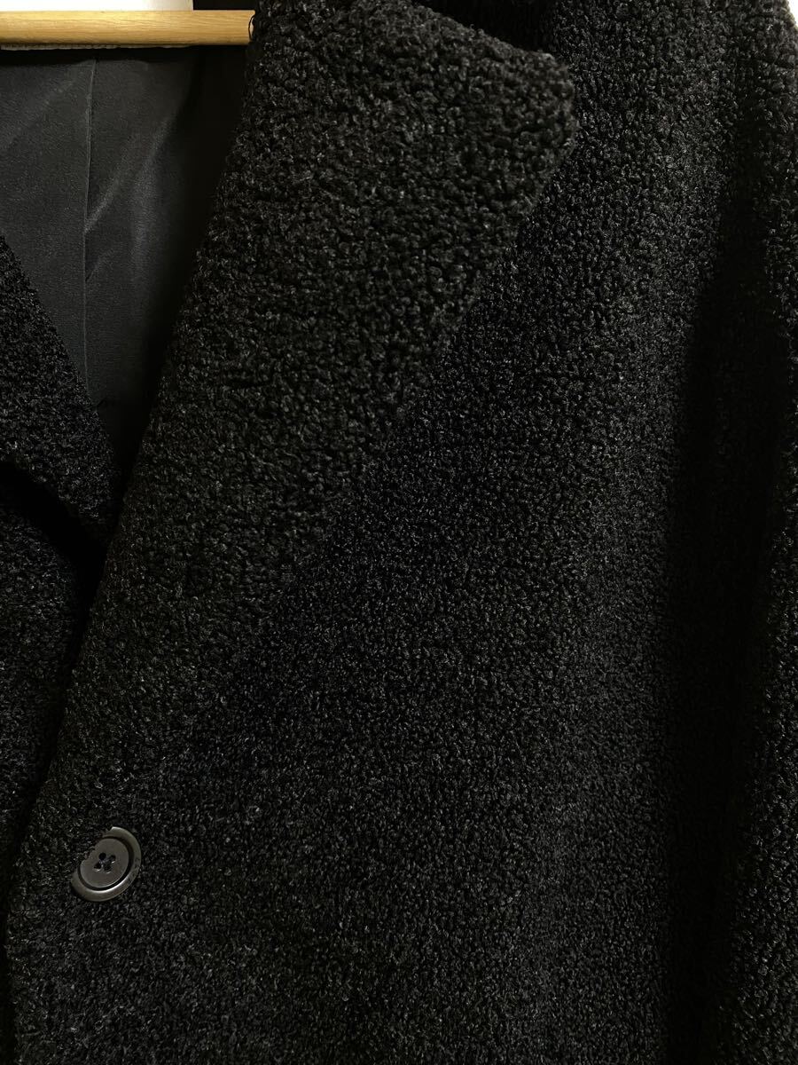 ZARA ボアコート ブラック メンズ ザラ 黒 ロング｜Yahoo!フリマ（旧