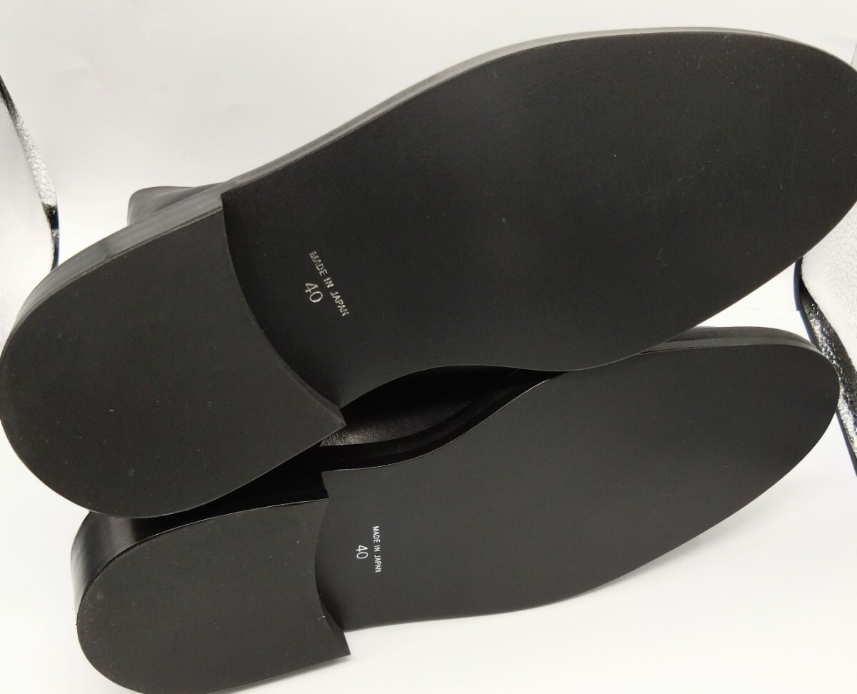 新品 ISHMM イシュム back zip boots black バックジップ レザーブーツ