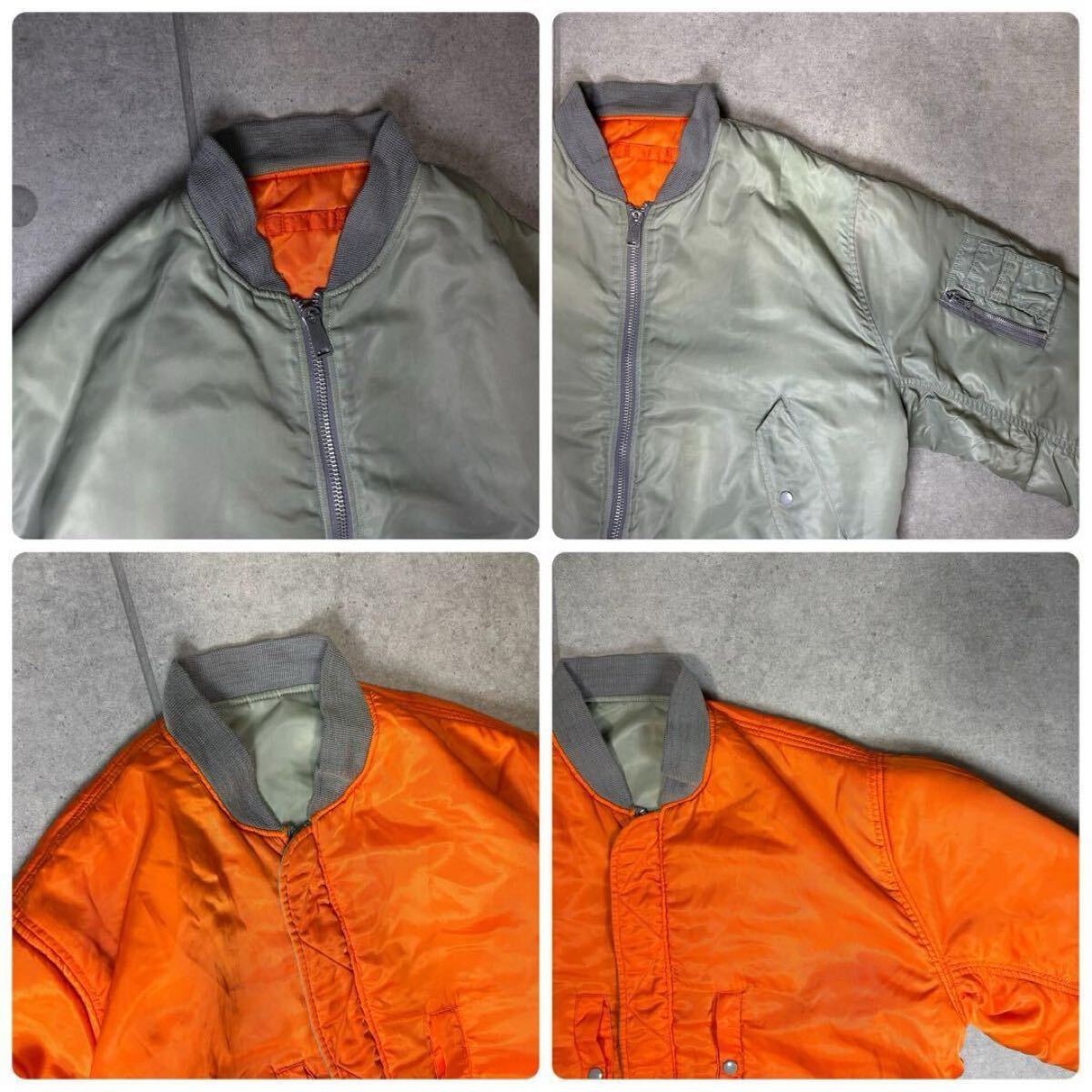 U S AIR FORCE MA-1 フライトジャケット リバーシブル IDEAL ZIP