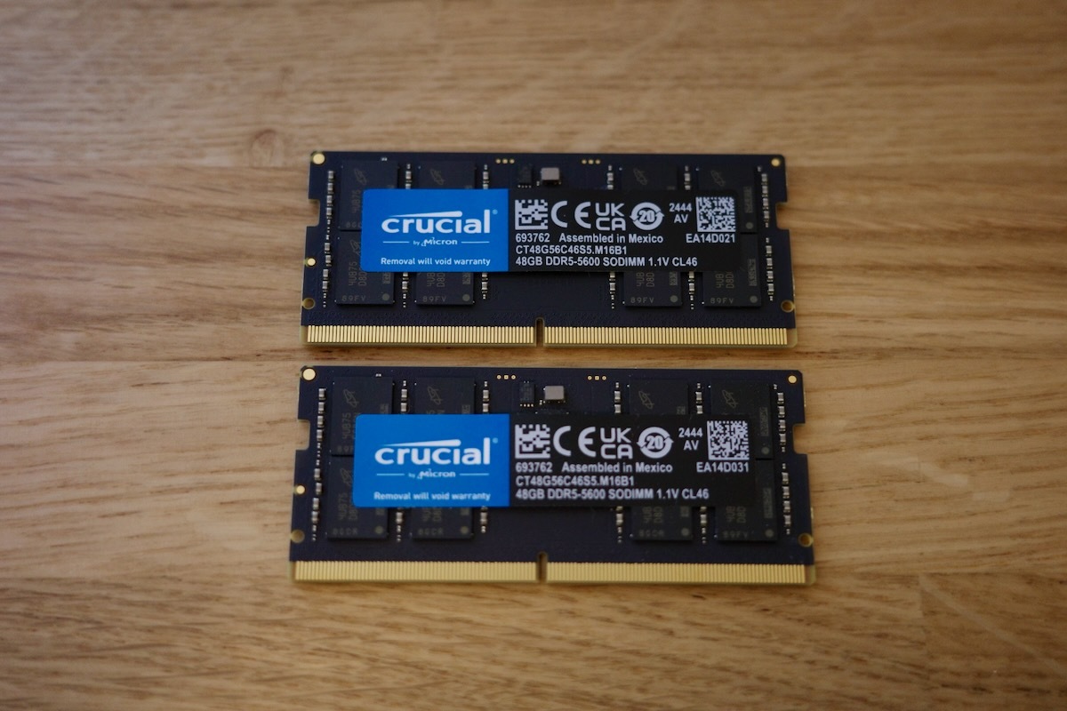 Yahoo!オークション - 【美品】Crucial 96GB Kit (48GBx2) DDR5-5600 S