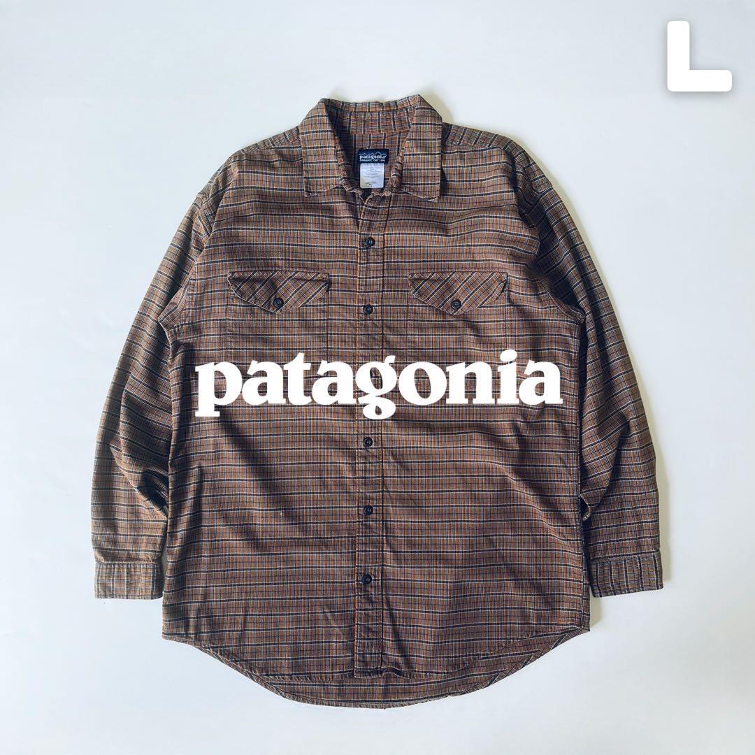 Patagonia 2000s フランネルチェックシャツ ルーマニア製 L パタゴニア