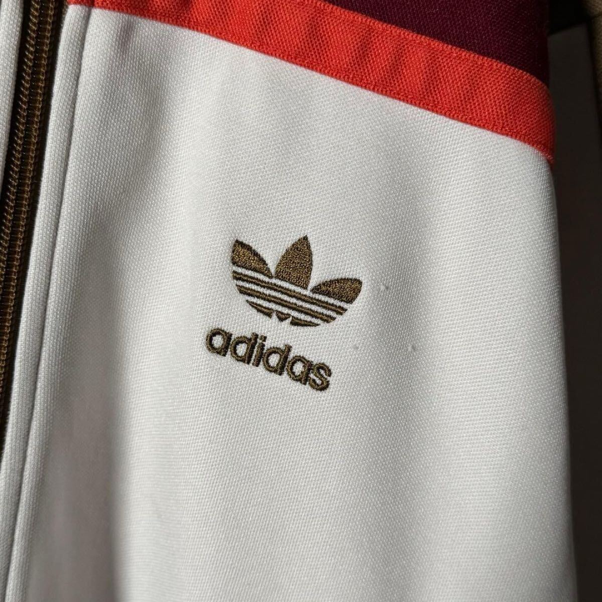 希少 adidas アディダス 万国旗タグ トラックジャケット 90s ロゴ刺繍