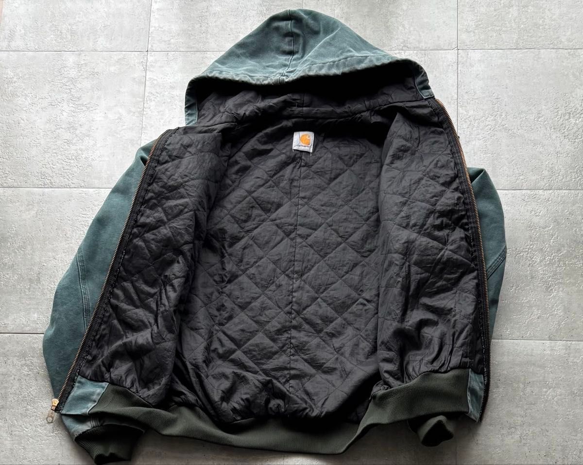 80s 90s USA製 Carhartt カーハート アクティブジャケット レアカラー