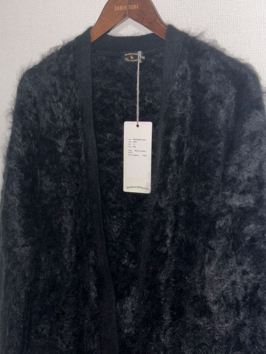 MAATEE&SONS 25AW別注 極カシミヤシャギーカーディガン黒4新品｜Yahoo