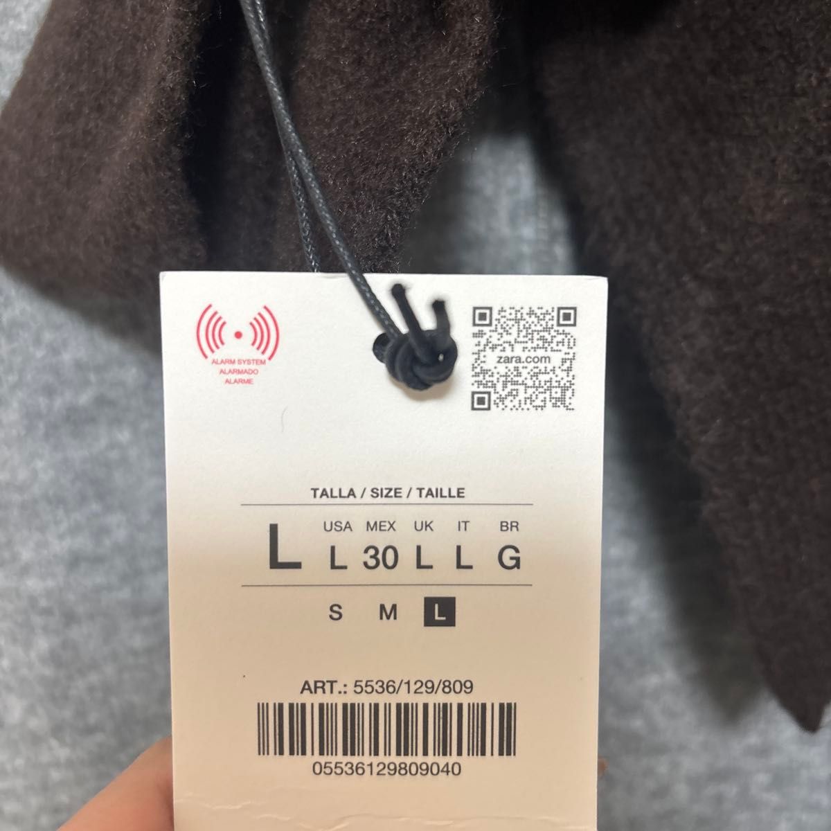 完売品 ZARA コントラストドローストリングフーディ L 美品 週末限定