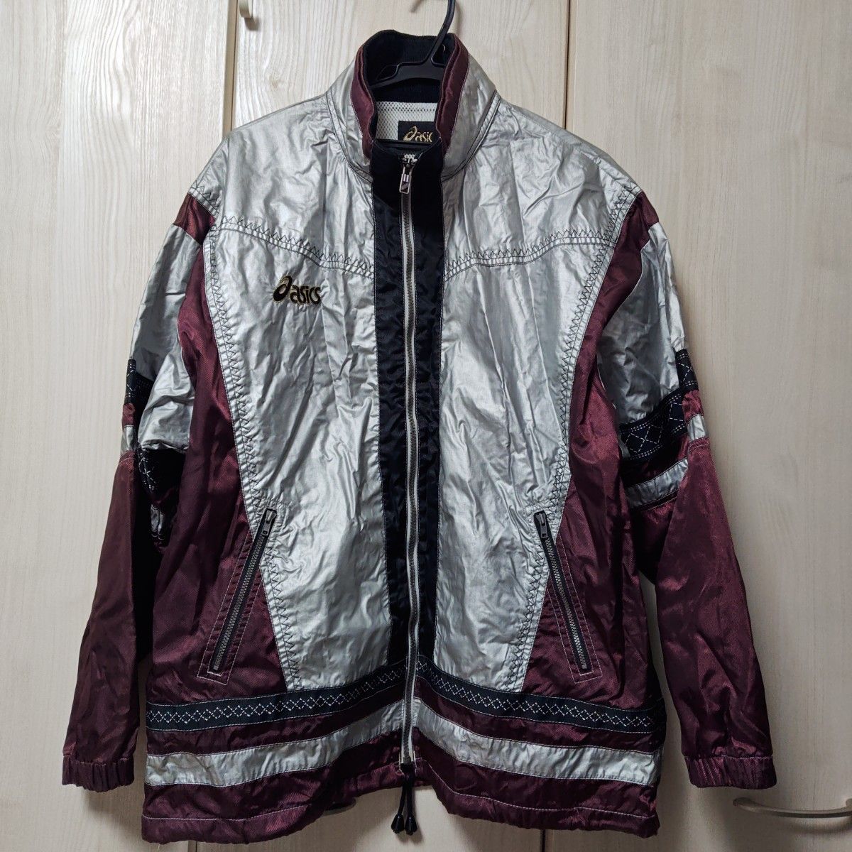 ASICSアシックス90's 上下 ジャージナイロンセットアップウインド