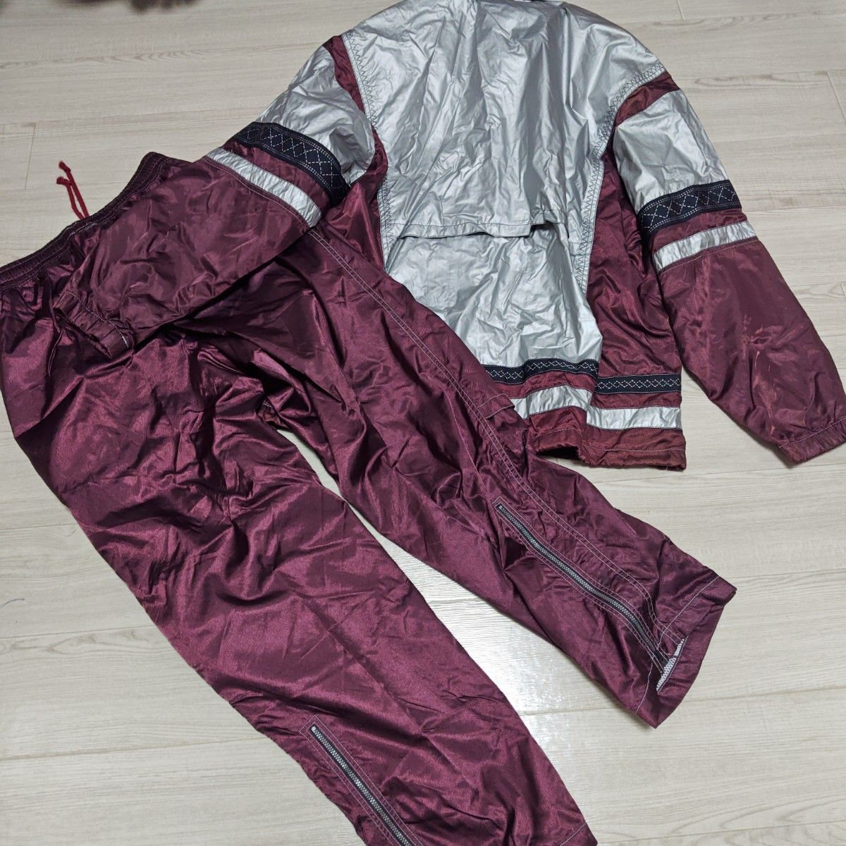 ASICSアシックス90's 上下 ジャージナイロンセットアップウインド