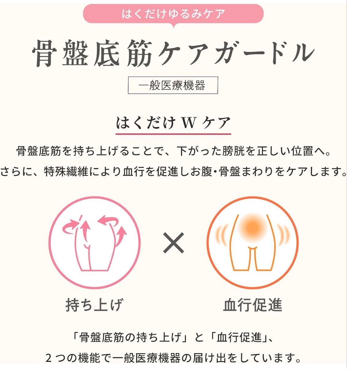 シックスパッド 骨盤底筋ケアガードル/SIAPAD ピンク Mサイズ 公式