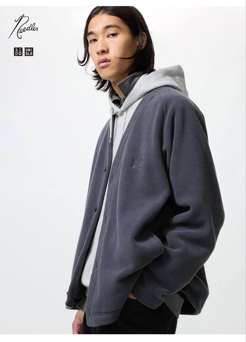 ユニクロ UNIQLO NEEDLES ニードルズ フリースオーバーサイズ