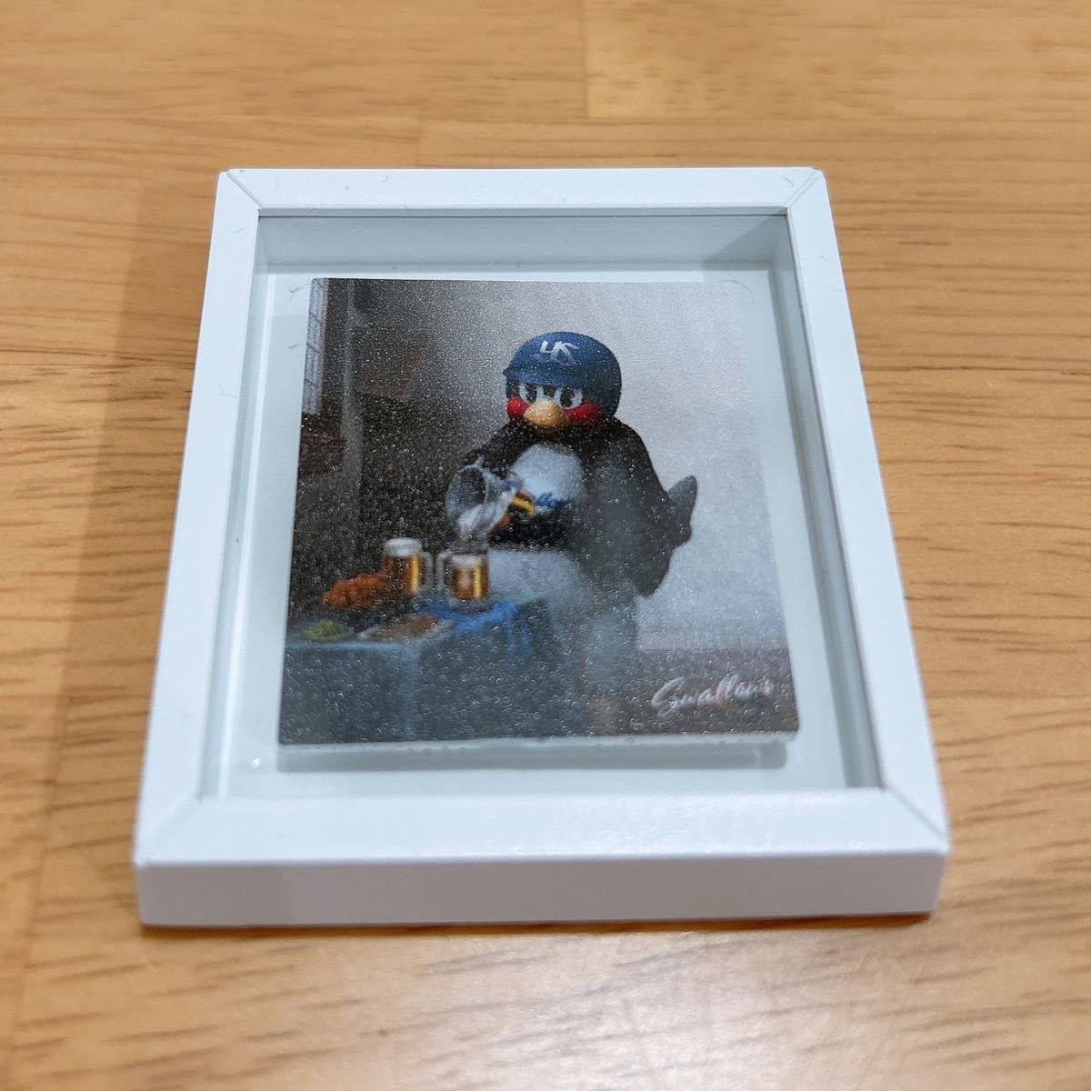 つば九郎 芸術の秋 フレームマグネット 東京ヤクルトスワローズ るー