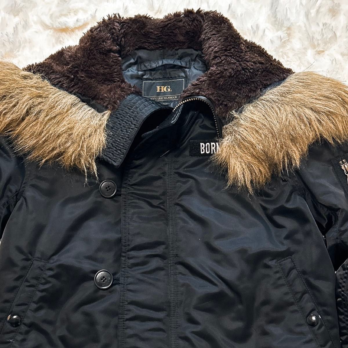 極美品】 HYSTERIC GLAMOUR ヒステリックグラマー フライトジャケット