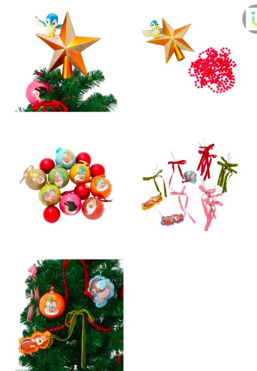 Francfrancディズニー白雪姫クリスマスツリースターターセット150cm