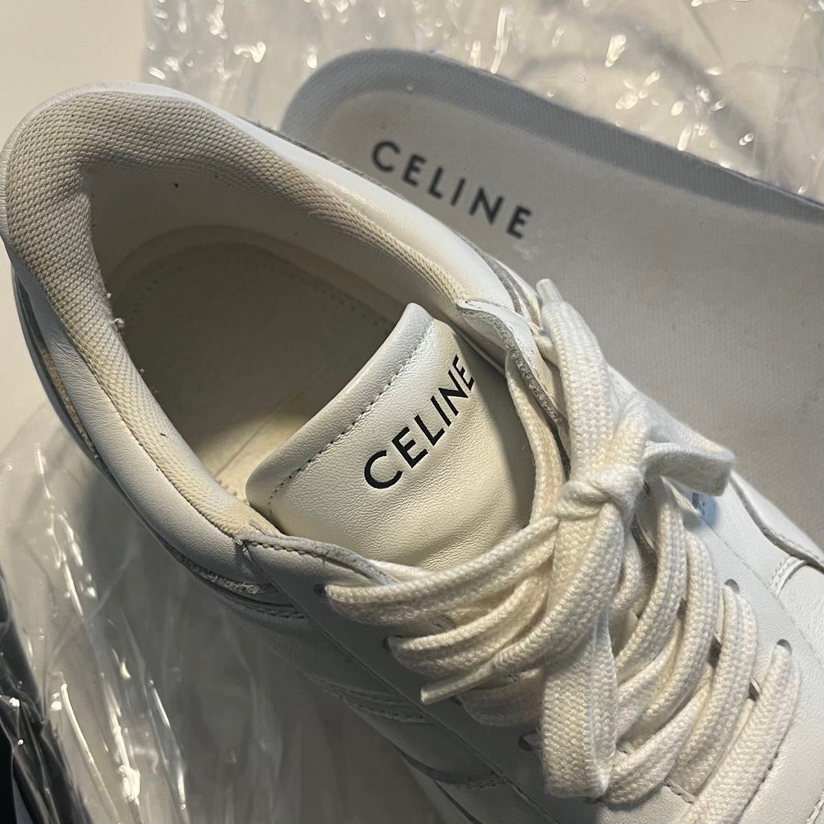 CELINEセリーヌブロックスニーカー ウェッジアウトソール 厚底